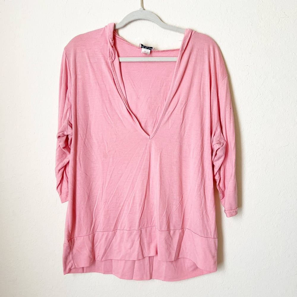 MKM Designs Pink Tee Hoodie